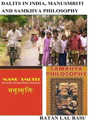 cover image of Dalits in India, Manusmriti and Samkhya Philosophy